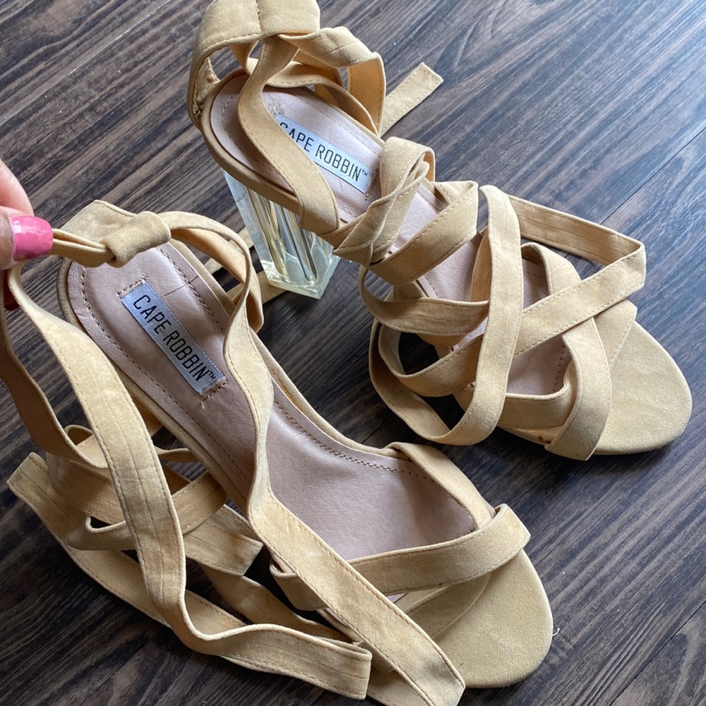 Lace up heels